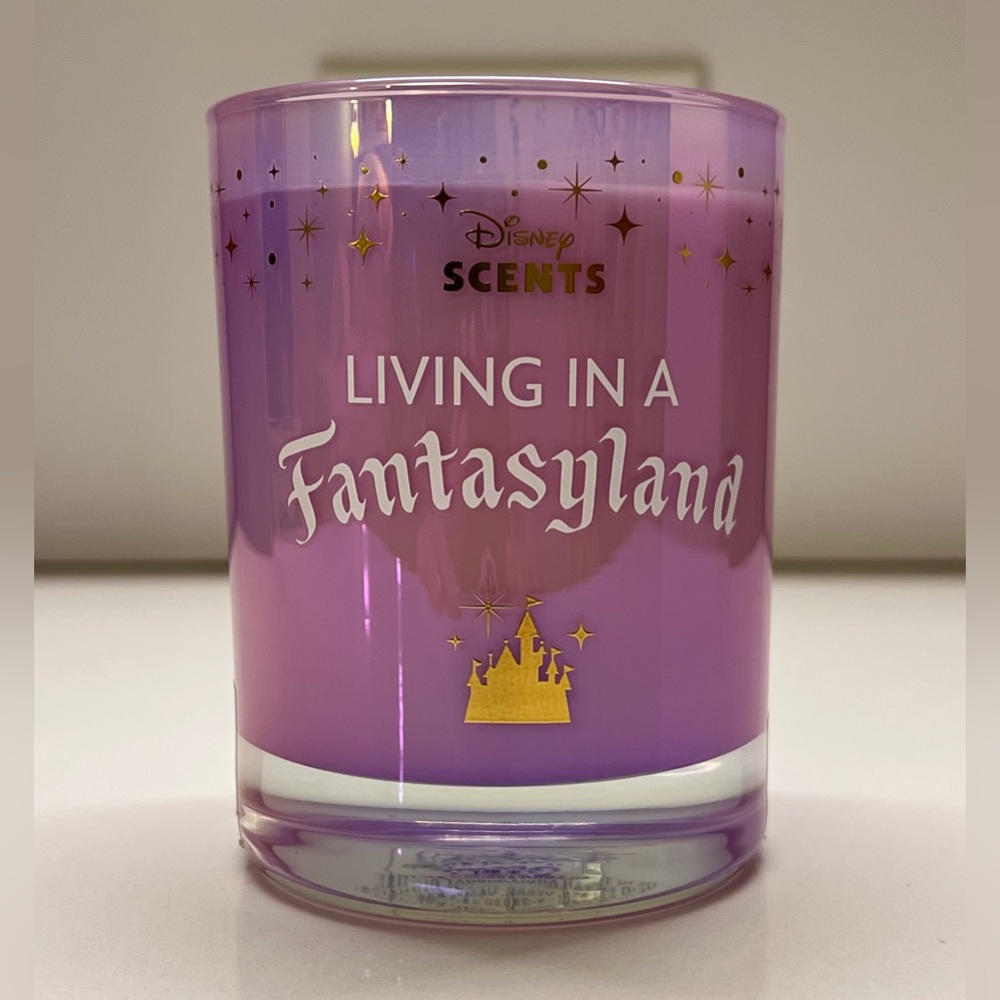 NEW FROM THE DISNEY PARKS HOME COLLECTION LIVING IN A FANTASYLAND 10oz CANDLE 🕯️ - Picture 2 of 8